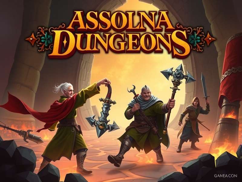 Assolna Mystic Dungeons Game Banner
